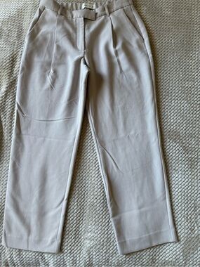 Abercrombie & Fitch Light Beige Tailored Trousers